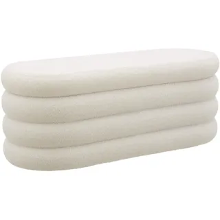 Tectake tectake® Polsterbank, Altu mit Samt oder Bouclé, Belastbarkeit 150 kg, 110 x 45 x 42 cm