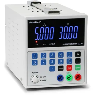 Peaktech Labornetzgerät 1 Kan....30 VDC VDC 5 A, 6070,