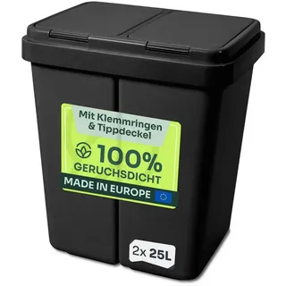Gardissimo Duo Bin 25 l Schwarz