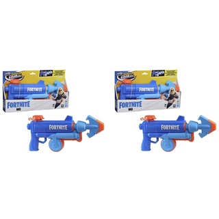 Super Soaker 5010993898794 Nerf Fortnite HG Water Blaster, Pump-Action Soakage, Outdoor Summer Games for Teens, Adults, Multi (Packung mit 2)