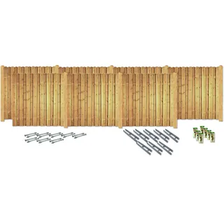 Konifera Sichtschutzelement KONIFERA "DAYTONA", grün, H:180cm, Massivholz, Stahl, Zaunelemente, Massiv und sehr stabil, verschiedene Längen