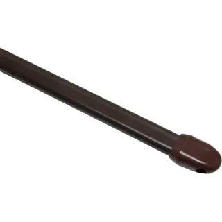GARDINIA Vitragestange Ø 11 mm 100 cm braun
