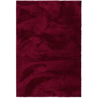 Snapstyle Livorno Hochflorteppich 80 x 160 cm Rot