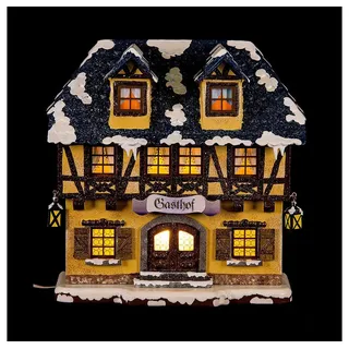 Hubrig Volkskunst GmbH Winterhaus Gasthof 15 cm