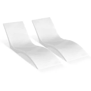 Vevor Liegestühle 2 Stk. Chaiselongue Liegestühle für den Innenbereich des Pools für Wassertiefen bis zu 12,7 cm, im Pool befestigt und auf dem Wasser schwimmend, geeignet für alle Pooltypen