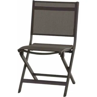 Siena Garden Tesoro Klappstuhl 51 x 58 x 86 cm anthrazit/silber M29564