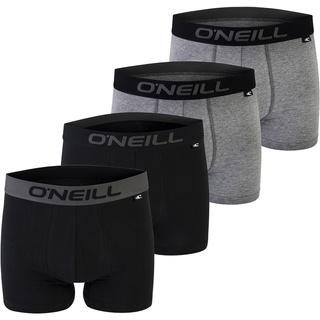 O'Neill Herren Boxershort Uni Sport Boxer S M L XL XXL 95% Baumwolle - 4er 6er 8er Multipack in XL 4er Pack
