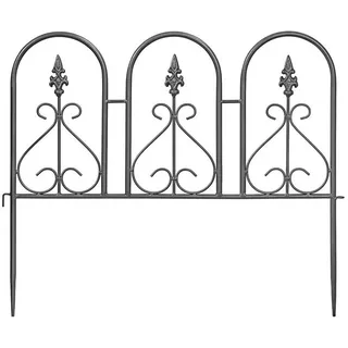 Dehner Beetzaun Lilie 57 x 48 x 1 cm  dunkelgrau