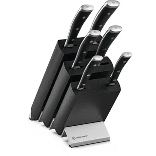 Wüsthof Classic Ikon Messerblock 6-tlg. Schwarz