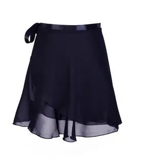 Ayztantine Ballett Tanz Chiffon Rock für Frauen Damen Ballettröcke Chiffon-Schnürröcke Tanzröcke Trikots for Erwachsene Rock Ballettübungen Tanzen Miniröcke Tutu(Black,Height 160cm-175cm)