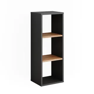 Vicco Orlando Standregal 30 x 80,1 x 24 cm Anthrazit/Goldkraft Eiche