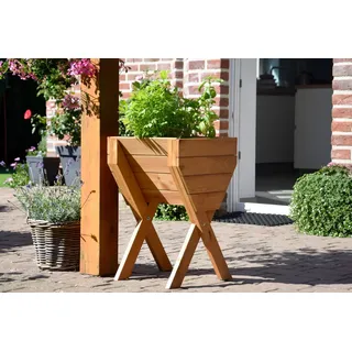 Hochbeet Klein Kräuterbeet Pflanzkasten Tischbeet Blumenbeet Pflanzbeet Braun