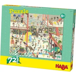 HABA 301979 Puzzle Zauberschule, 72 Teile