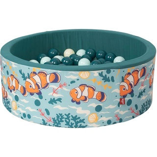 Knorrtoys® Bällebad Soft, Clownfish, inklusive 150 Bälle; Made in Europe grün