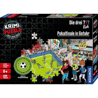 Kosmos Krimi-Puzzle: Die drei ??? Kids - Pokalfinale in Gefahr
