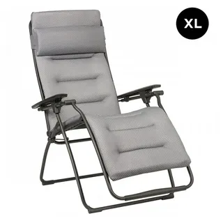 Lafuma Futura XL BeComfort Relaxsessel 76 x 90 x 127 cm silver klappbar LFM3131-8901