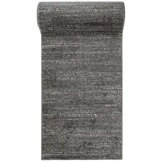 Mazovia Läufer Läufer Flurläufer Einfarbig für Vorzimmer, Küche - Anthrazit, 120 x 200 cm, Kurzflor, Meterware, Höhe 10 mm schwarz 120 x 200 cm