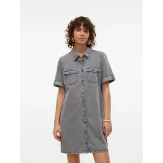 Vero Moda Jeanskleid Denim Grau/Blau XL