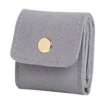 Generisch Reise Schmucktasche | Kleine Schmuckbox Für Unterwegs | Rollbar Klappbar Unterteiltes Etui Mit Verschluss Für Damen Herren Jugendliche