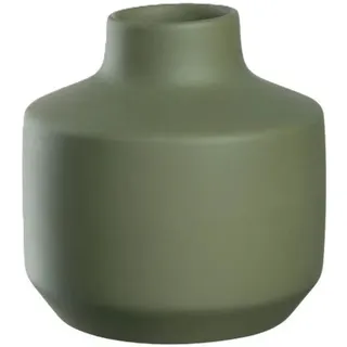 Leonardo Vase, Grün, Keramik, 18x19x18 cm, zum Stellen, Dekoration, Vasen, Keramikvasen