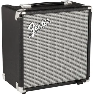 Fender Rumble 15 Bassverstärker, 15-Watt-Übungsverstärker, 8 Zoll, Schwarz | Anfängerfreundlicher Bassverstärker, 8"-Lautsprecher, 3-Band-EQ, Kopfhörerausgang, leicht, ideal zum Üben im Schlafzimmer