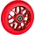 Spy7 Stunt-Scooter Rolle 110mm Abec11 Rot Rot