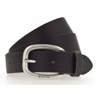 Mustang Damengürtel Leder schwarz 100
