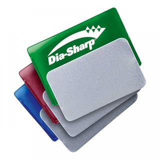 Dia-Sharp Diamantschäfer Kit, blau/grob, rot/fein, grün/extrafein, zum DMT-Farbcode passende Steckhüllen