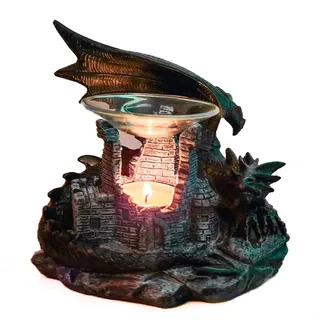 Kremers Schatzkiste Duftlampe Drache 22 cm