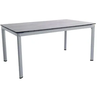 MWH Gartentisch Alutapo Aluminium Silber