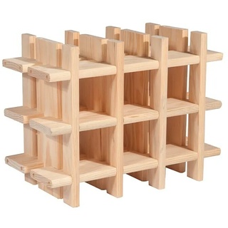 Astigarraga Weinregal  (L x B x H: 43 x 22 x 32,5 cm, Anzahl Flaschen: 9 Stk.)