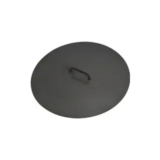 CookKing Deckel für Feuerschale 60 schwarz Stahl B/T: ca. 60,5x60,5 cm - schwarz