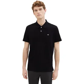 Tom Tailor Basic Piqué Poloshirt, 29999 - Black, XXL