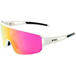 YEAZ Sport-Sonnenbrille Creme White/Pink SUNWAVE