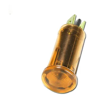 tooloflife AC220V Signallampe Signalleuchte Kontrollleuchte Meldeleuchte LED 12.5mm Metallfassung Gelb