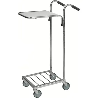 Kongamek Mini- Servierwagen verzinkt mit Ladefläche 410x355mm und Bremse