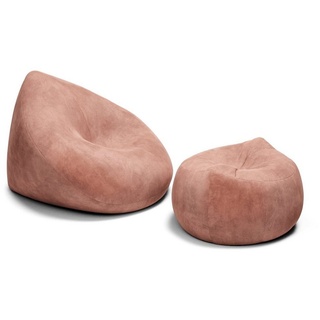VYNCA Sitzsack »Remy x Kyto Set / Sabbia« (Sitzsack), Indoor Sitzsack, Made in Europe rosa