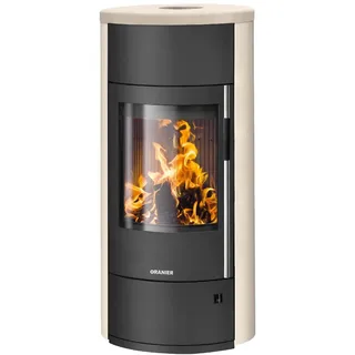 Oranier Polar Neo Vantage W+ Stahl Schwarz/Abdeckplatte Kalkstein