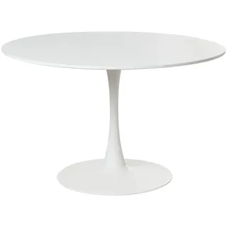Beliani Boca Ø 120 cm weiß