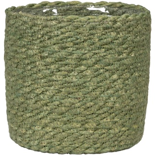 Scheurich Seagrass 19, Korbgefäß/Korb-Pflanzgefäß/Korbtopf aus Seagrass Farbe: Green, 19 cm Durchmesser, 16 cm hoch, 4,4 l Vol.