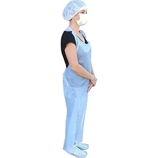 Medi-Inn PE-Schürzen Plus | Einmalschürzen 75 x 160 cm weiß 10 x 100 = 1000 Stück | Stärke 18 my | gehämmert | 703042-w