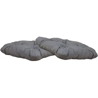 Chicreat Set mit 2 Sitzkissen 50 x 50 cm Hellgrau