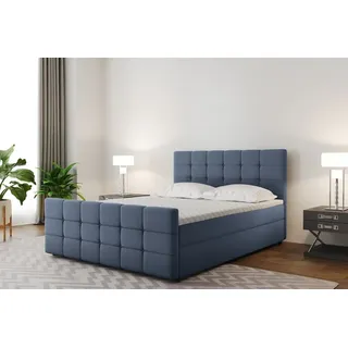 Boxspringbett Schlafzimmerbett SENON 180x220cm in div. Farbvarianten