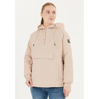 Parka WEATHER REPORT "Valeria", Damen, Gr. 46, grau (hellgrau), 100% Polyester, kariert, normal, ohne Ausschnitt, Jacken Parka, im stilvollen und wärmenden Stepp-Design