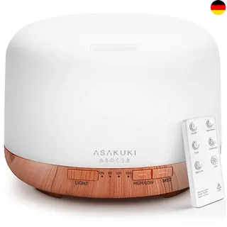 Aroma Diffuser 500ML, Ultraschall Aromatherapie Diffusor für Ätherische Öle