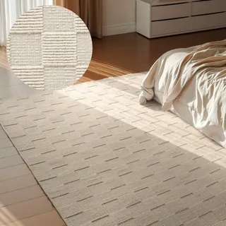 Villeroy & Boch Scala Wollteppich 200 x 300 cm Weiß