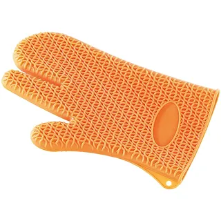 Rosenstein & Söhne Silikonhandschuhe: Silikon Hitzeschutzhandschuh (Hitzeschutzhandschuhe Küche, Ofenhandschuh, BBQ)