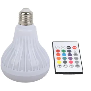 Bluetooth-Lautsprecher-Glühbirne, Bluetooth-Smart-Glühbirne, Farbwechsel mit Musiksynchronisation, RGBW-Farbe, E26-Sockel, Fernbedienung, Lautsprecher-LED-Glühbirne für,