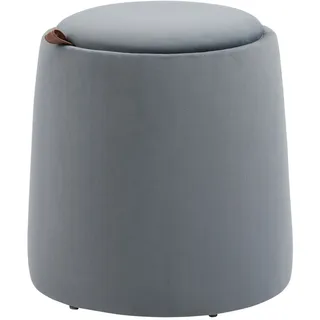 Homcom Sitzhocker 2-in-1 Kunststoff 44 x 47,5 x 44 cm Grau