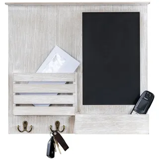 levandeo Memoboard 52 x 47 cm Braun/Grau/Weiß